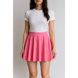 Ralph Lauren Pink Ponte Circle Skirt XL Barbicore Y2K Romantic Preppy Twee